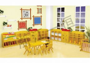 玩具柜系列森林城堡原木綜合玩具柜