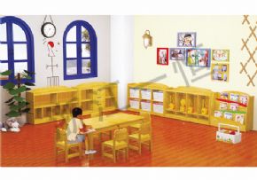 玩具柜系列原木綜合玩具柜