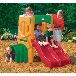 攀爬鉆類雙道滑梯