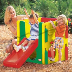 攀爬鉆類正方形滑梯