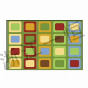 攀爬鉆類自然方格坐毯