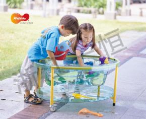 沙水類娃娃沙箱（透明綠）