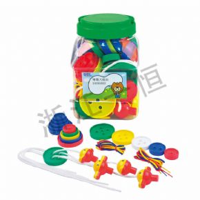 穿編類堆塔大紐扣（桶裝）