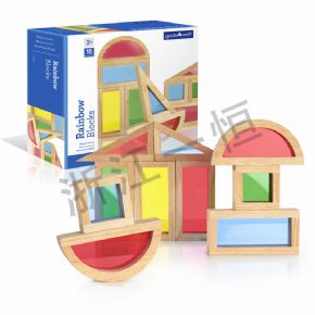拼搭類彩虹積木（10塊裝）