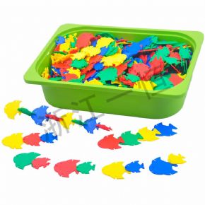 拼搭類(lèi)混合熱帶魚(yú)積木