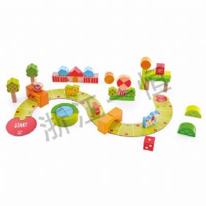 拼搭類(lèi)佩佩家園歷險(xiǎn)游戲積木