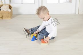 套疊類幾何堆疊積木