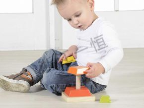 套疊類金字塔堆疊積木