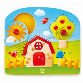 鑲嵌類一階一鄉(xiāng)村田園大抓手拼圖