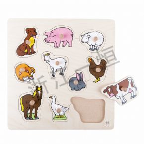 鑲嵌類抓手拼圖游戲一農(nóng)場