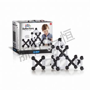 視覺類磁力棒益智積木 -- 反映套裝58件