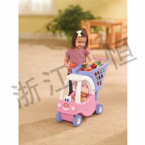 發(fā)展語(yǔ)言認(rèn)知類(lèi)公主舒適購(gòu)物車(chē)
