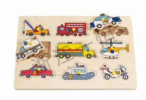 發(fā)展語言認(rèn)知類急救車隊拼圖