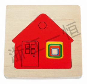 發(fā)展語言認(rèn)知類多層拼圖 --- 房子