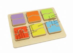 發(fā)展語言認知類方塊拼接學(xué)習(xí)板