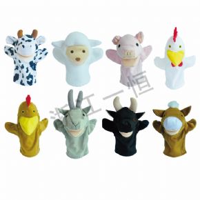 表演道具類農(nóng)場動物手掌偶