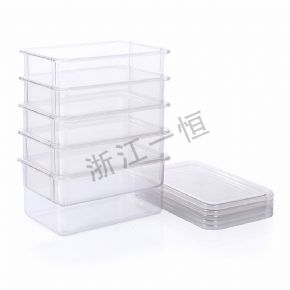 收納配件透明儲物盒+蓋子（5個一套）