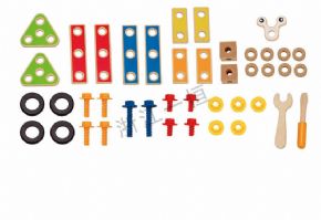 桌面積木類百變木匠工具小套