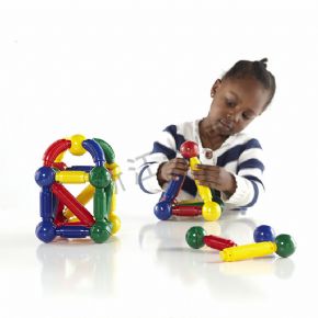 桌面積木類磁力棒益智積木 -- 100件