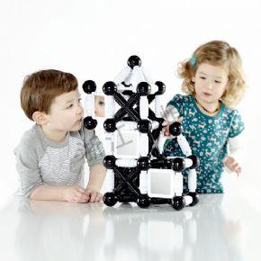 桌面積木類磁力棒益智積木 -- 反映套裝58件