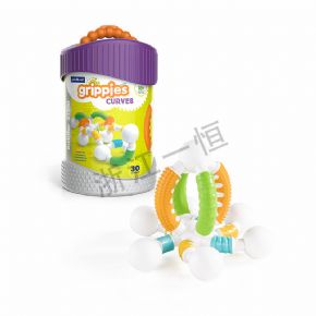 桌面積木類磁力親握積木－弧形系列 30 件