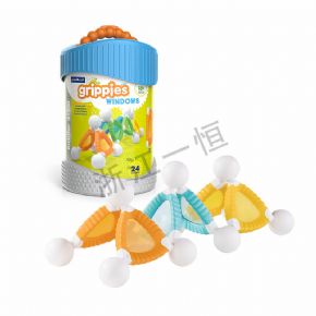 桌面積木類磁力親握積木視窗系列 24 件