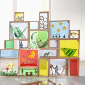 桌面積木類大櫥窗積木