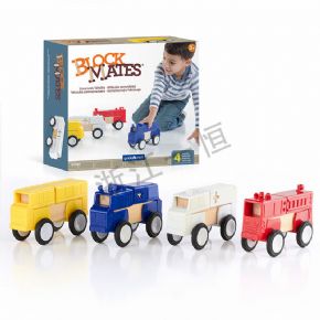 桌面積木類單元積木伴侶社區(qū)車輛系列