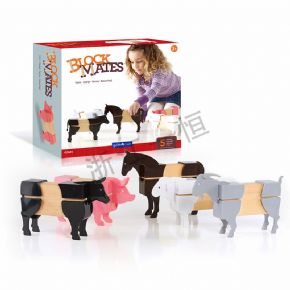 桌面積木類單元積木伴侶農(nóng)場(chǎng)系列