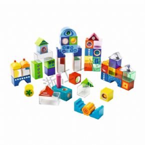 桌面積木類多彩鏡子積木