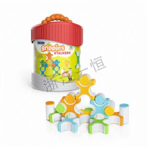 桌面積木類磁力親握積木疊加系列 16 件